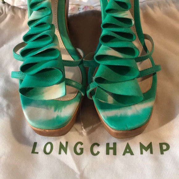 EUC Longchamp Wedges - Picture 1 of 6